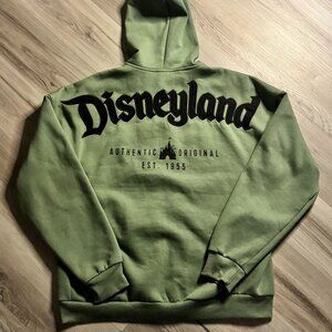 (M) Disneyland Resort Logo Zip Hoodie | Green